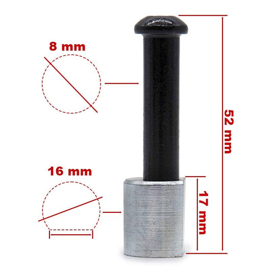 Pasador 8/M6x52mm para mástil MI3