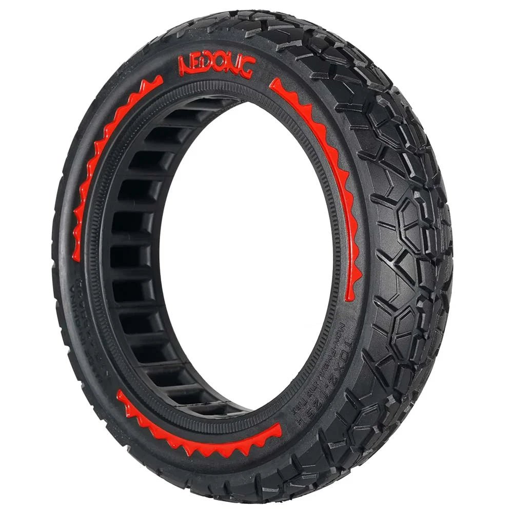 Rueda maciza ROJO offroad 10x2,125-6,5 42,5mm