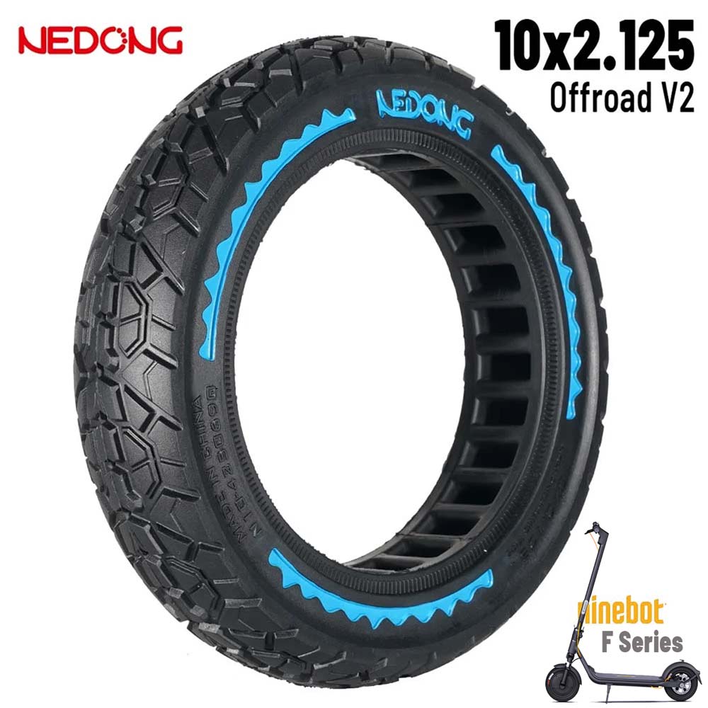Rueda maciza AZUL offroad 10x2,125-6,5 42,5mm