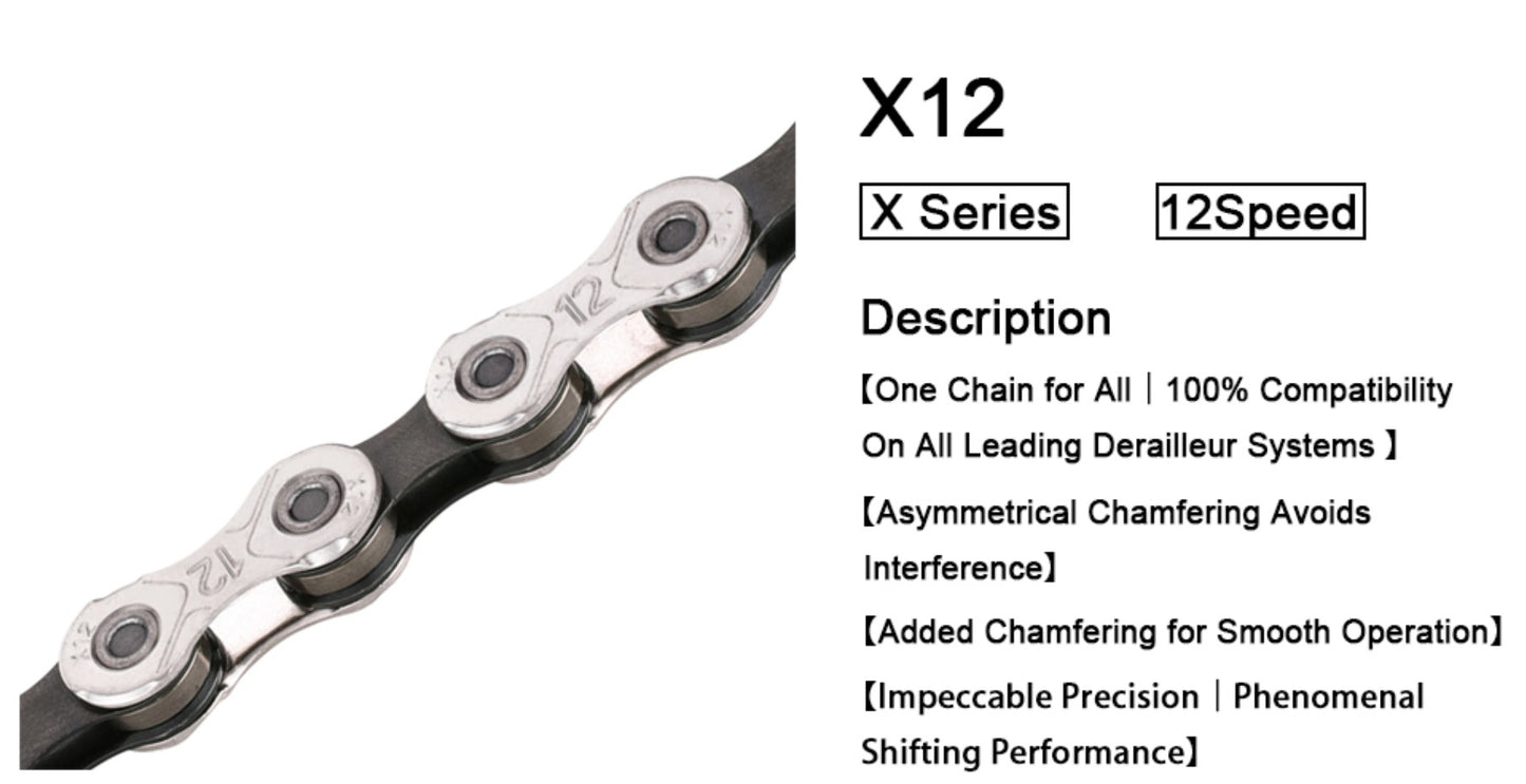 Cadena Suniik KMC 12V (126 links)
