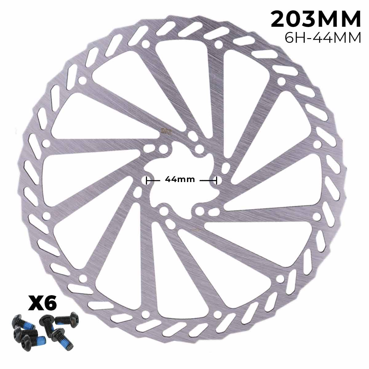 Disco de freno 180mm - Dentado (6H -44MM)