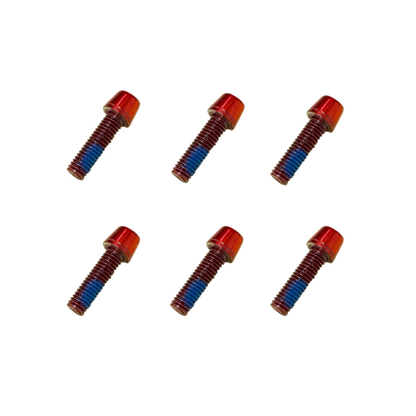 Tornillos Para La Potencia Manillar Rojo (Pack 6 unidades) Pack 6 uds