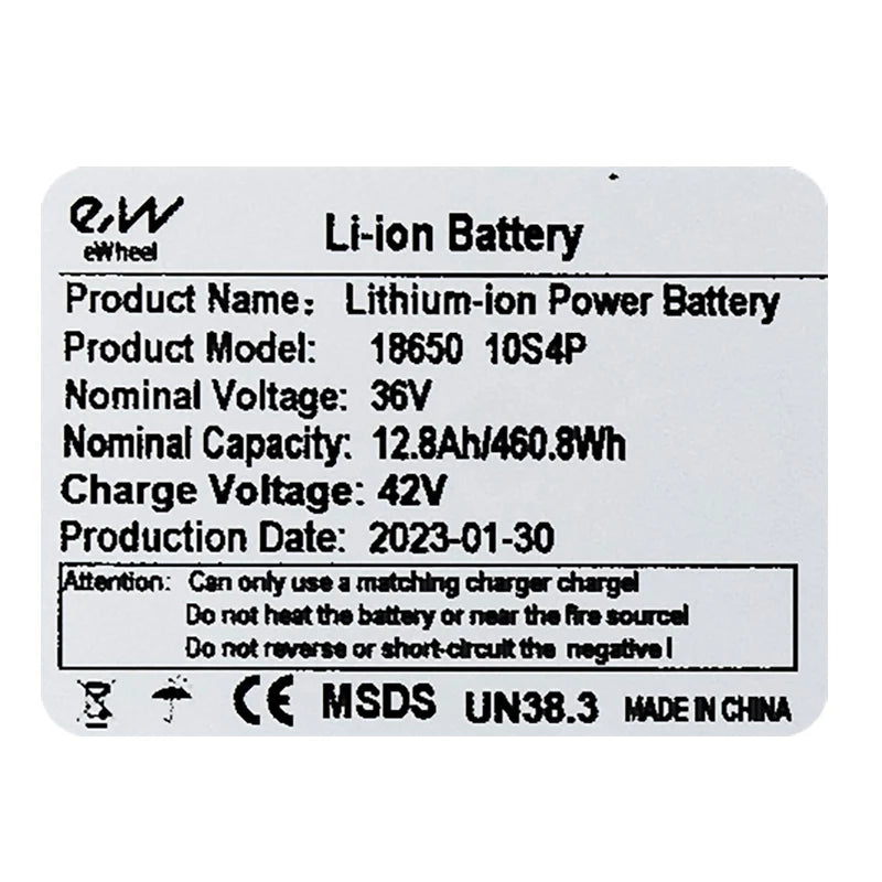 Batería para Xiaomi Pro y Pro2 de 36v 12,8 A/h
