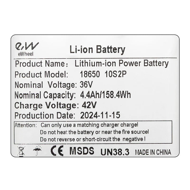 Batería externa Xiaomi 36V 4,4 A/h y similares