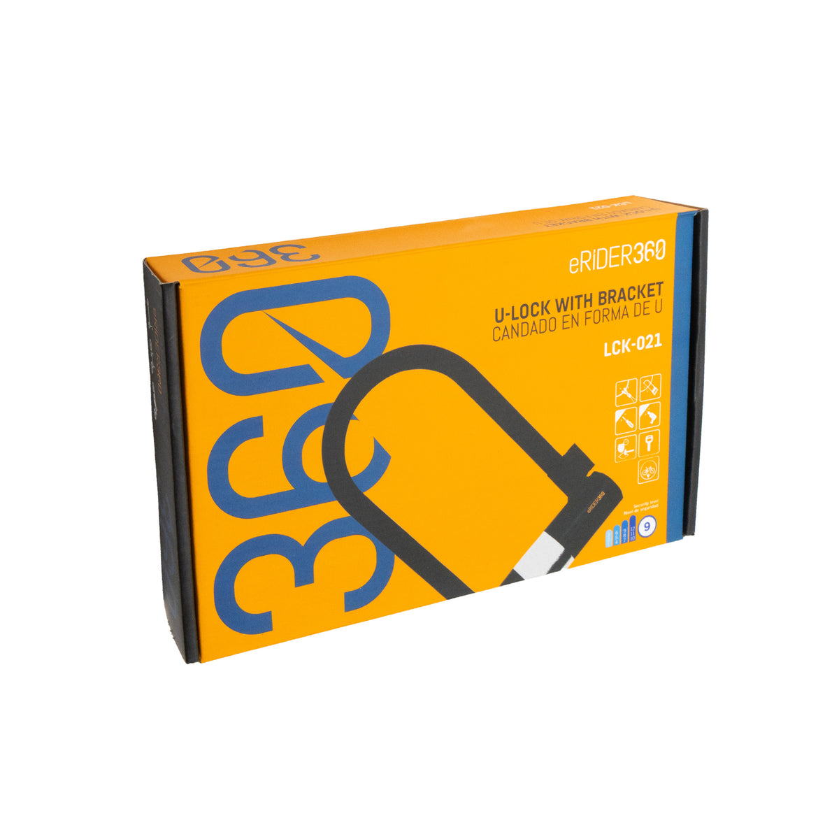 Candado en U de llave EWLK021 negro