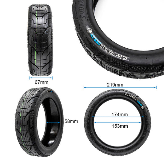 Neumático tubeless 70/50-6,1 EWHEEL PANTHERURBAN Con gel antipinchazos