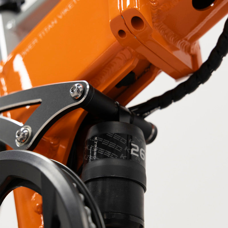 BRAVE - Fatbike plegable - Naranja/Gris