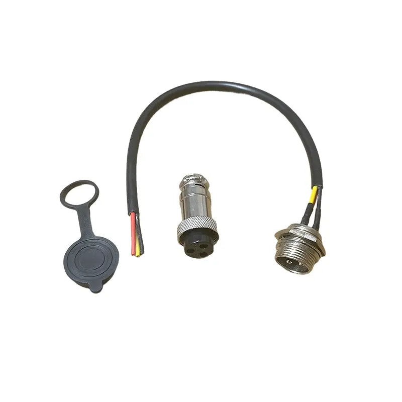 Puerto de carga GX16 – (Pack macho y hembra + tapa de carga)