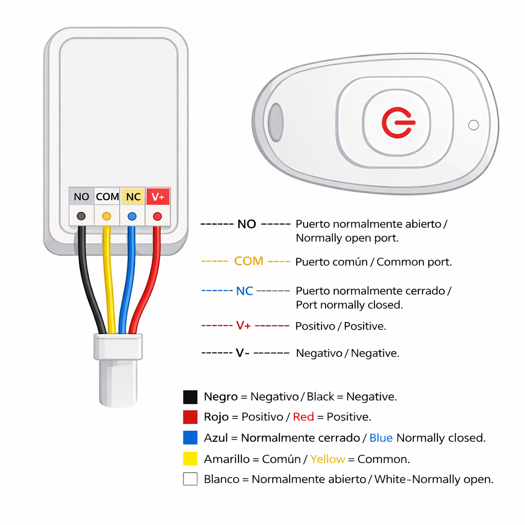 Control limitador de velocidad - Relé con mando a distancia (3.6-12V)