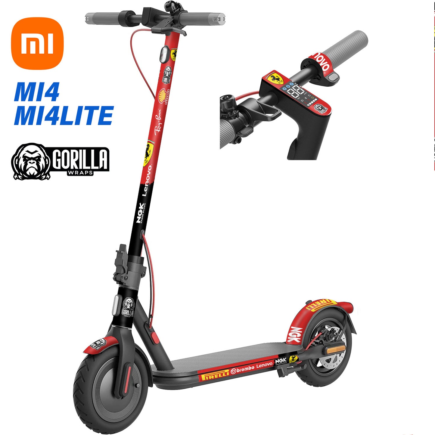 Vinilo para Xiaomi MI4 / MI4 LITE - Ferrari