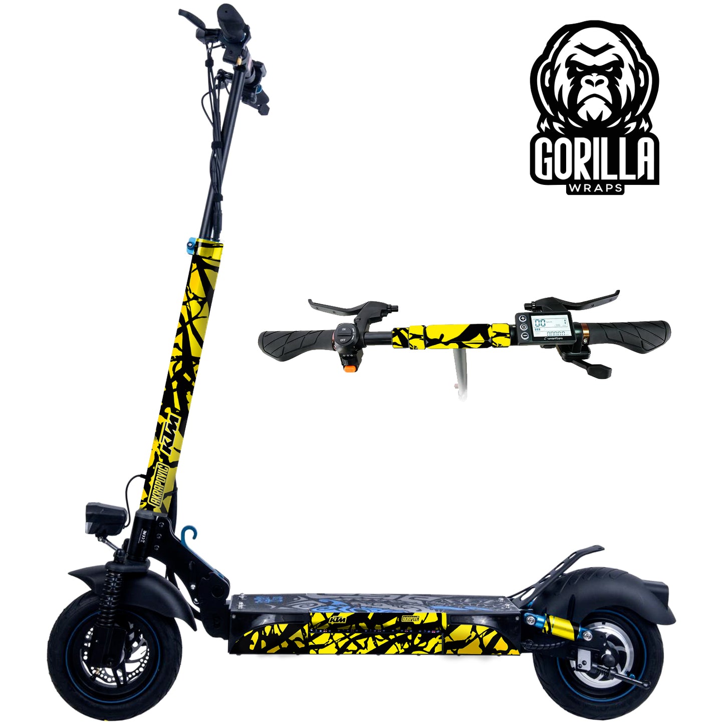 Vinilo para Smartgyro Rockway, Speedway y Crossover KTM - Fluor