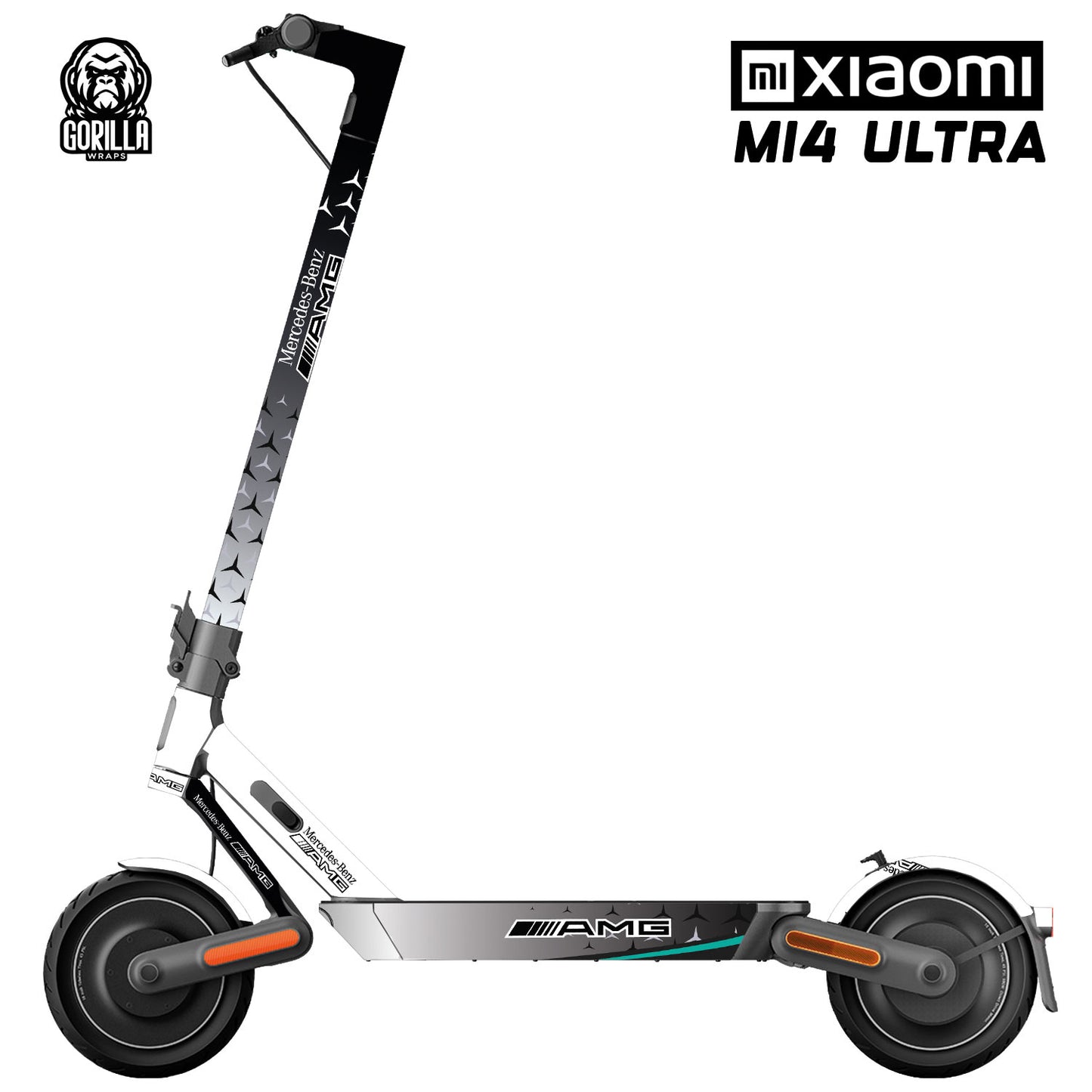 Vinilo para patinete Xiaomi MI4 ULTRA Mercedes Benz AMG