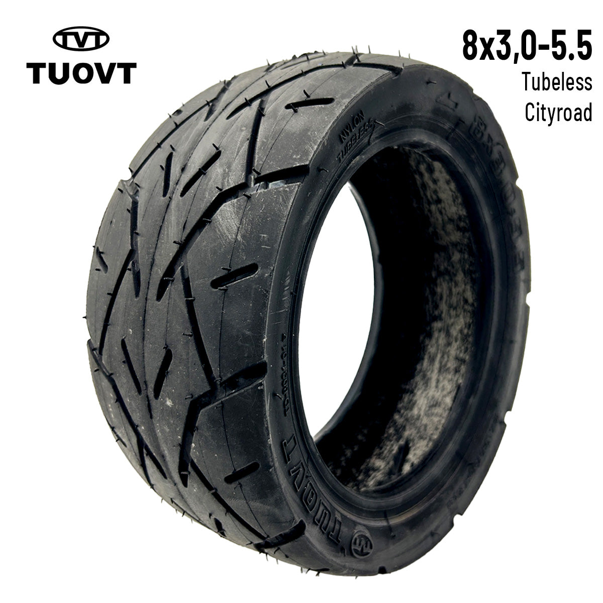 Rueda Cubierta 8x3.0-5.5 (Cityroad)