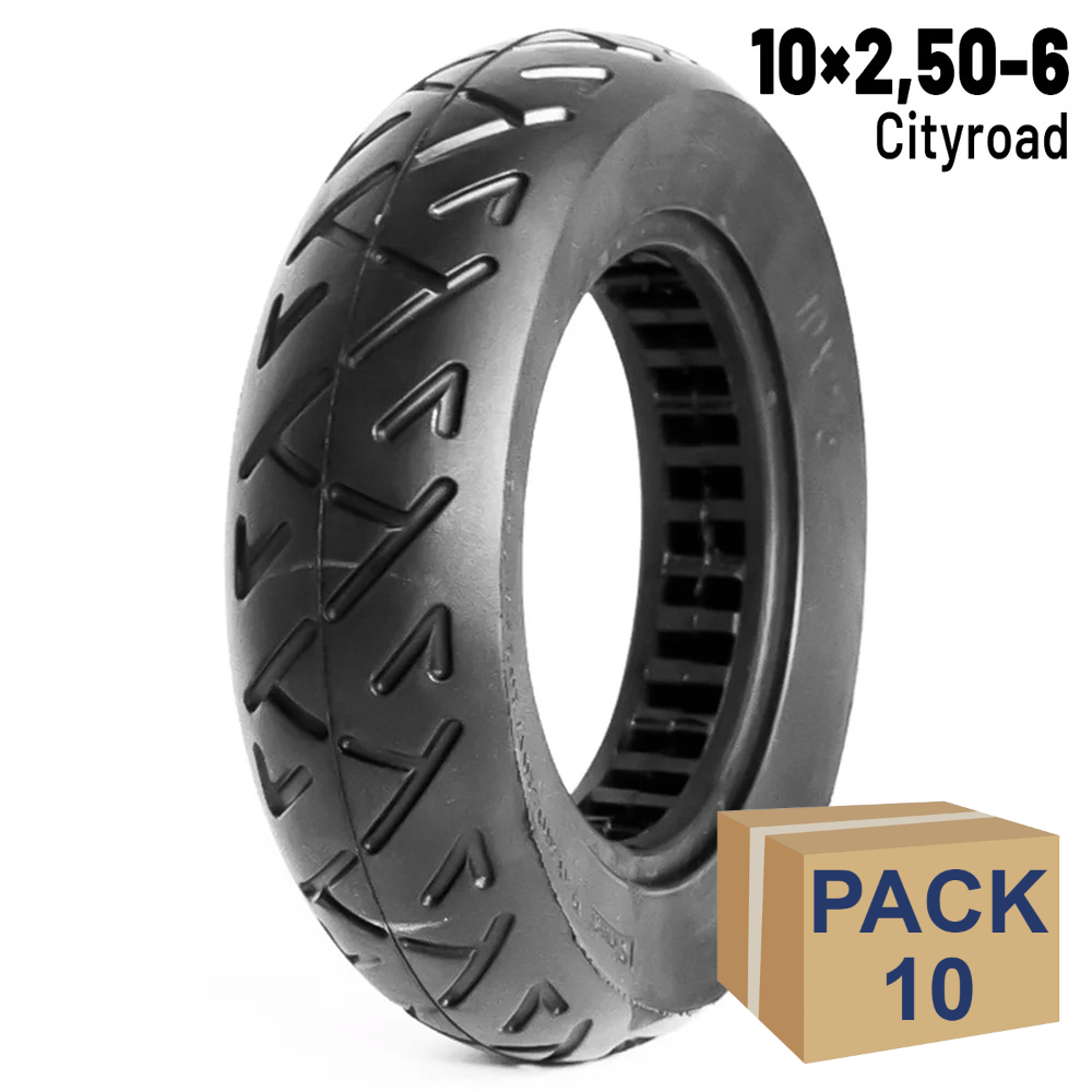 Rueda Maciza 10x2,50-6 - 10 unidades
