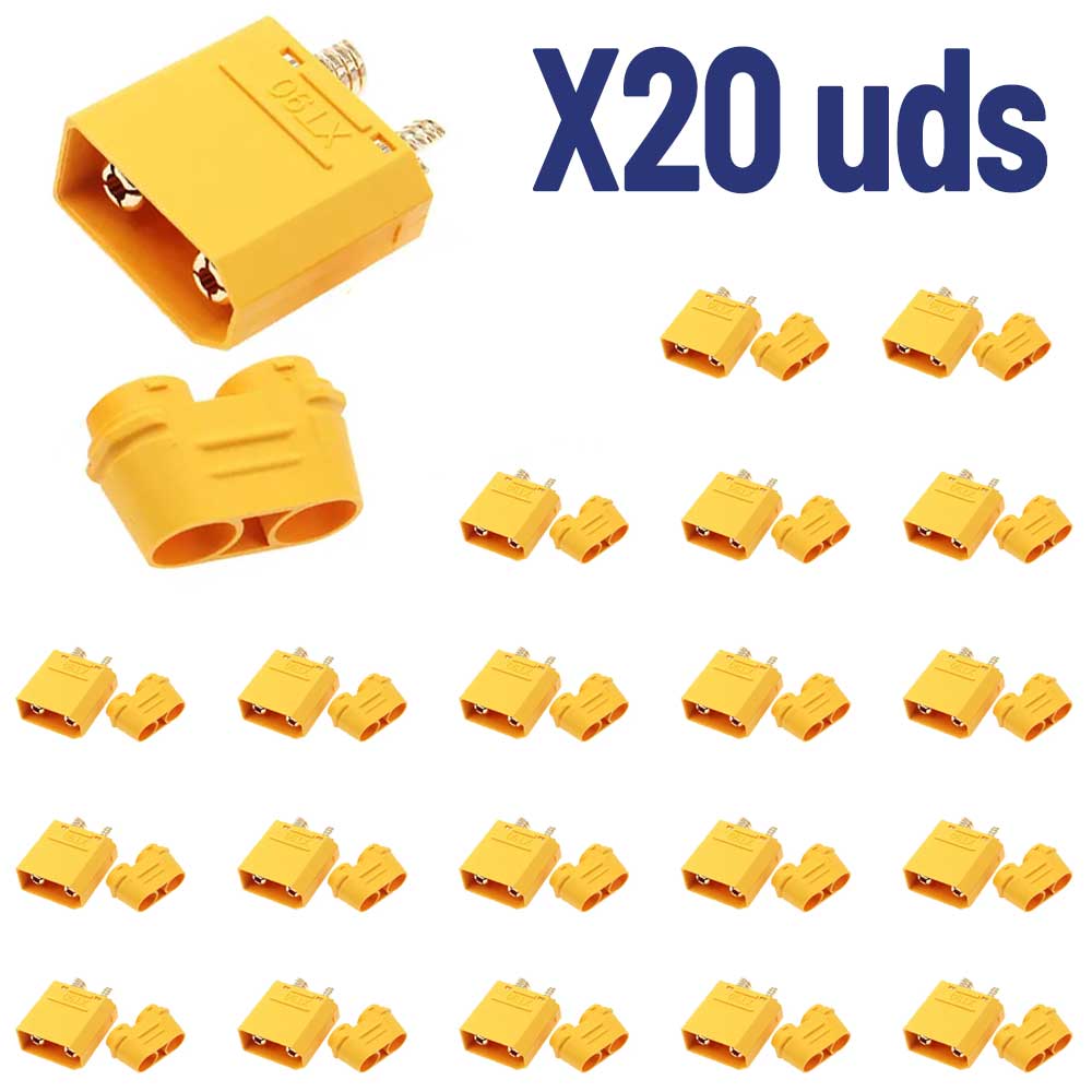 Conector XT90 ( Pack de 20 pares)