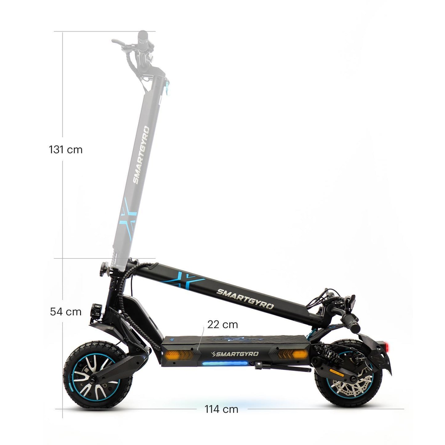 Patinete eléctrico SmartGyro CROSSOVER DUAL MAX 2