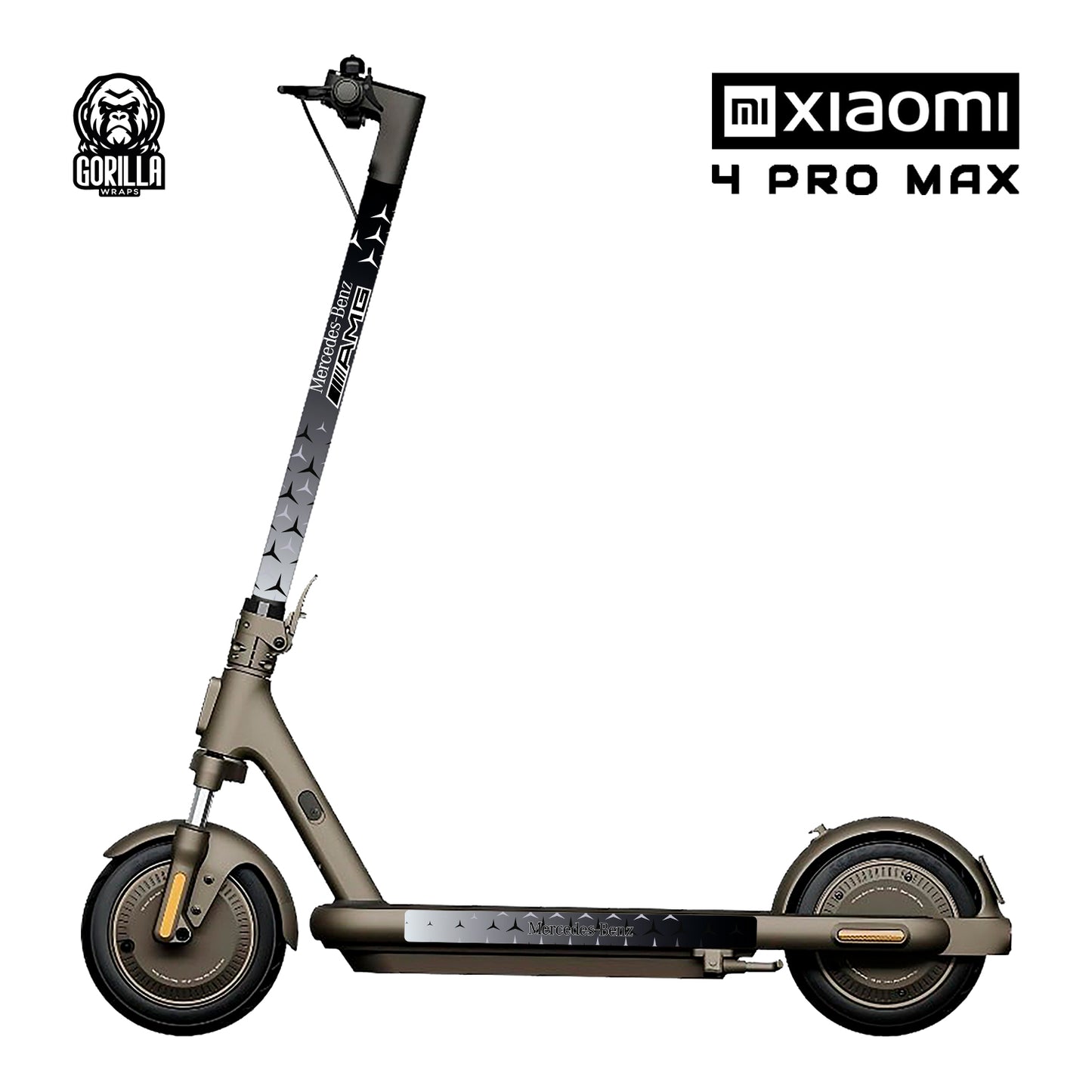 Vinilos para patinete Xiaomi 4 PRO / 4 PRO MAX Mercedes Benz AMG