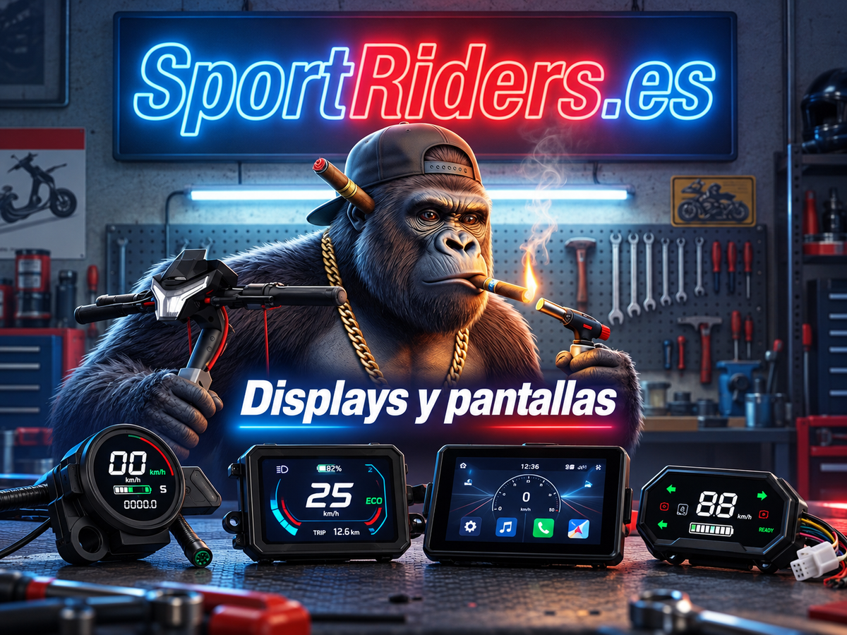 Portada de displays y pantallas para patinetes eléctricos SportRiders