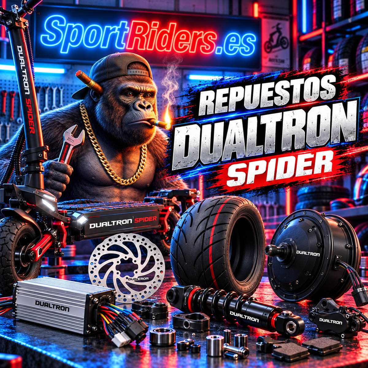 Repuestos y componentes para Dualtron Spider en SportRiders.es