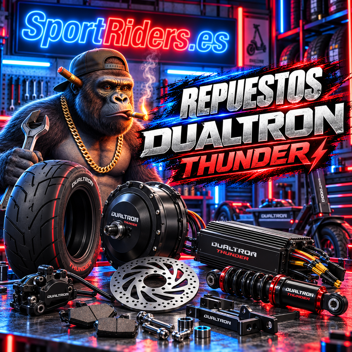 Repuestos para Dualtron Thunder, componentes y accesorios en SportRiders.es
