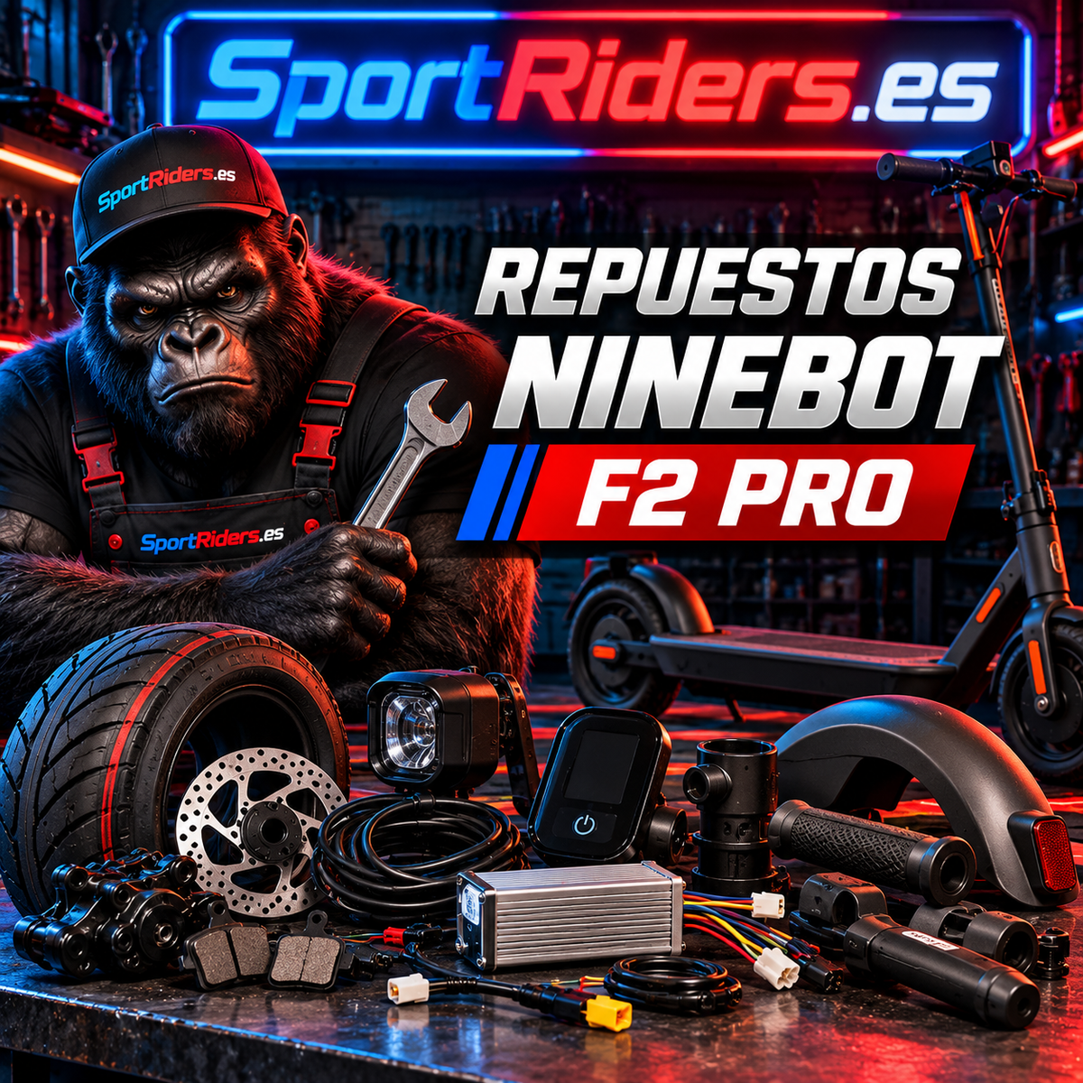 Repuestos Ninebot F2 Pro en SportRiders.es