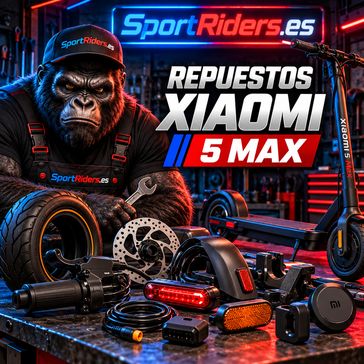 Repuestos Xiaomi 5 Max en SportRiders.es