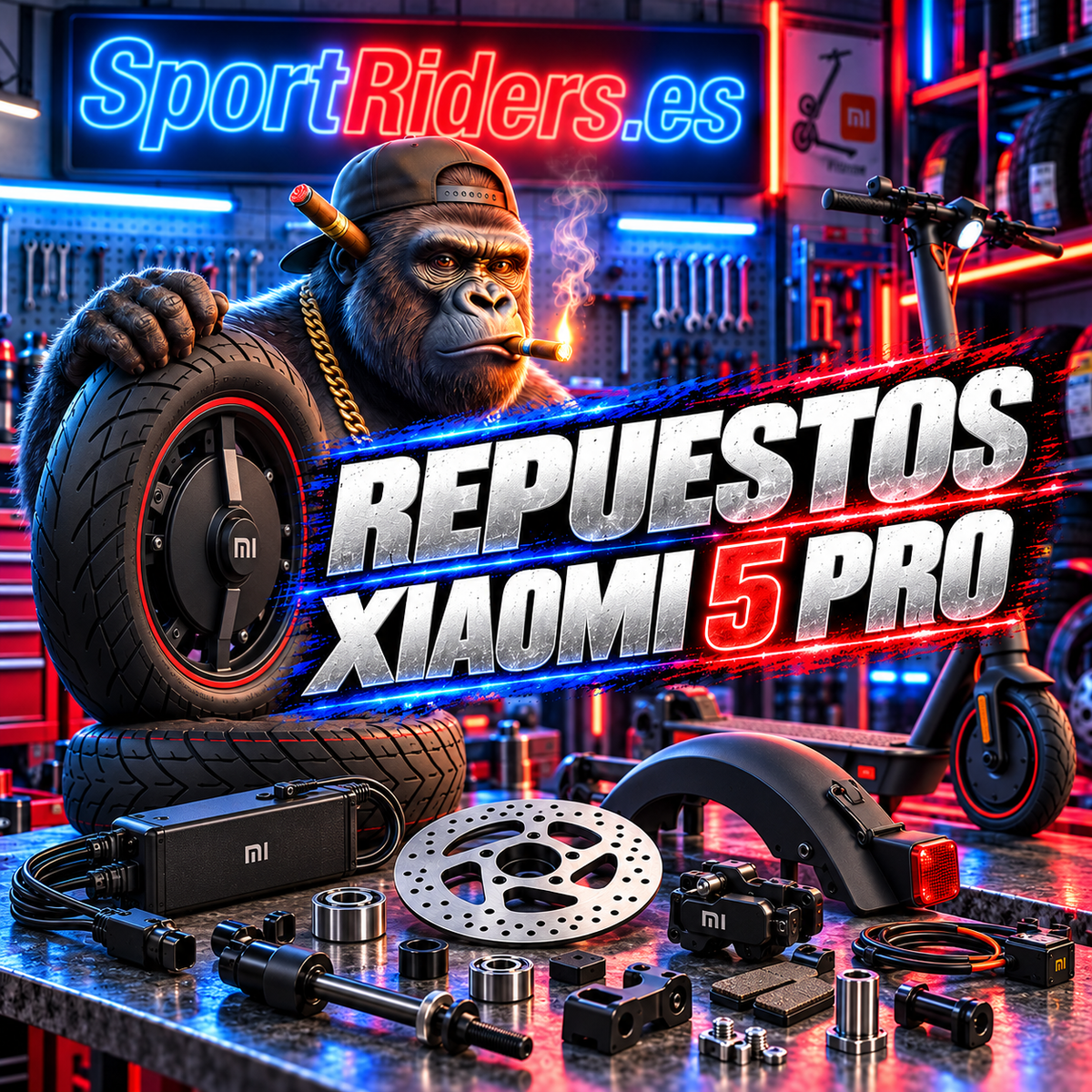 Repuestos para patinetes Xiaomi 5 Pro en SportRiders.es