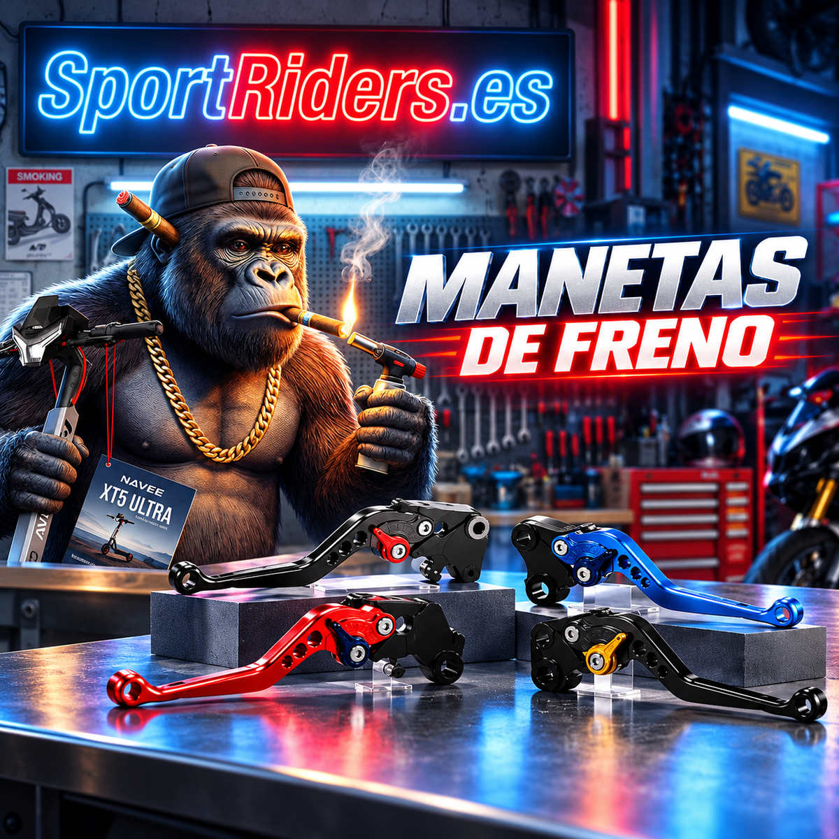 Manetas de freno para patinetes eléctricos - SportRiders