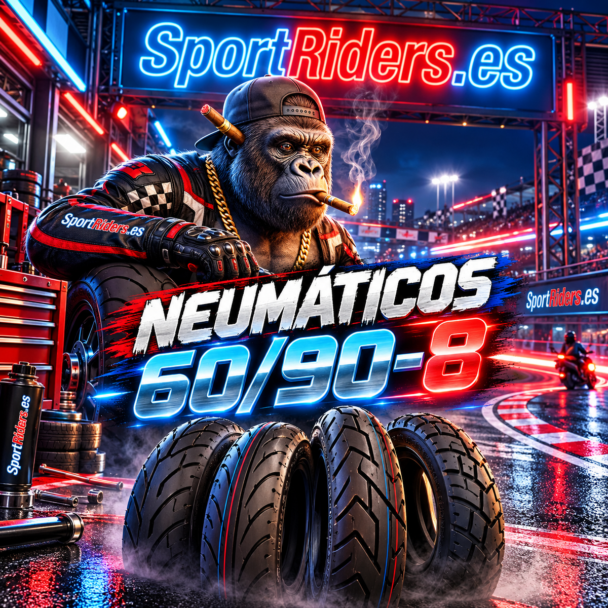 Neumáticos 60/90-8 para patinetes eléctricos en circuito de carreras | SportRiders.es