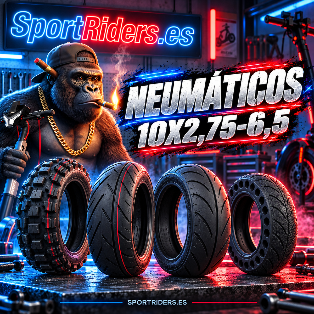 Neumáticos 10x2,75-6,5 | Colección de neumáticos, accesorios y repuestos SportRiders.es