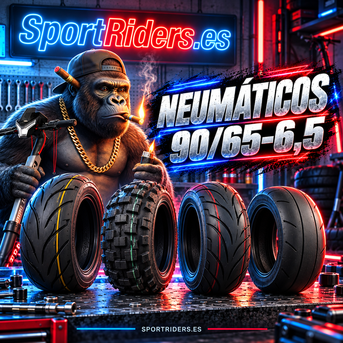 Neumáticos 90/65-6,5 | Neumáticos y cubiertas para patinetes eléctricos en SportRiders.es