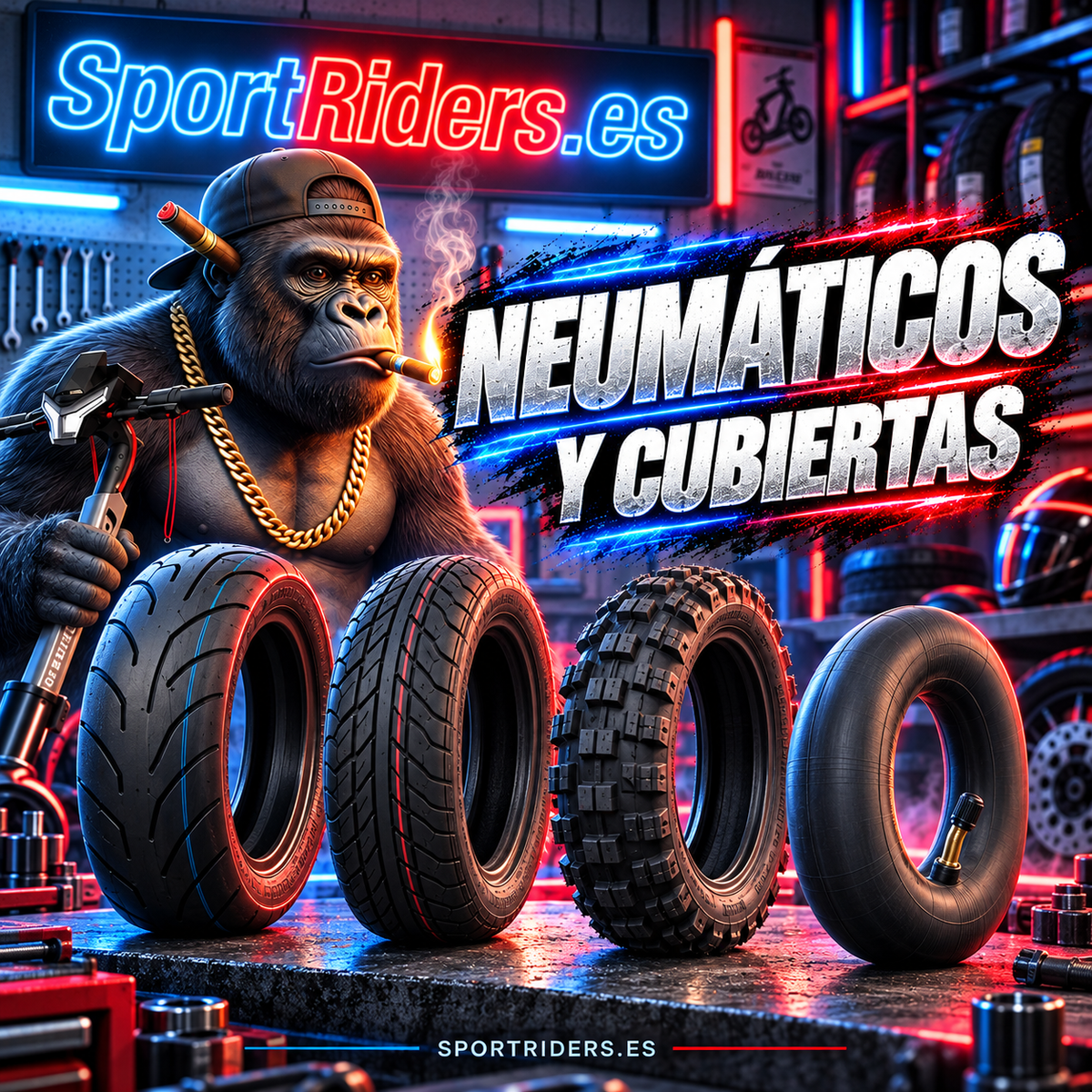 Neumáticos y cubiertas | Neumáticos y cubiertas para patinetes eléctricos en SportRiders.es