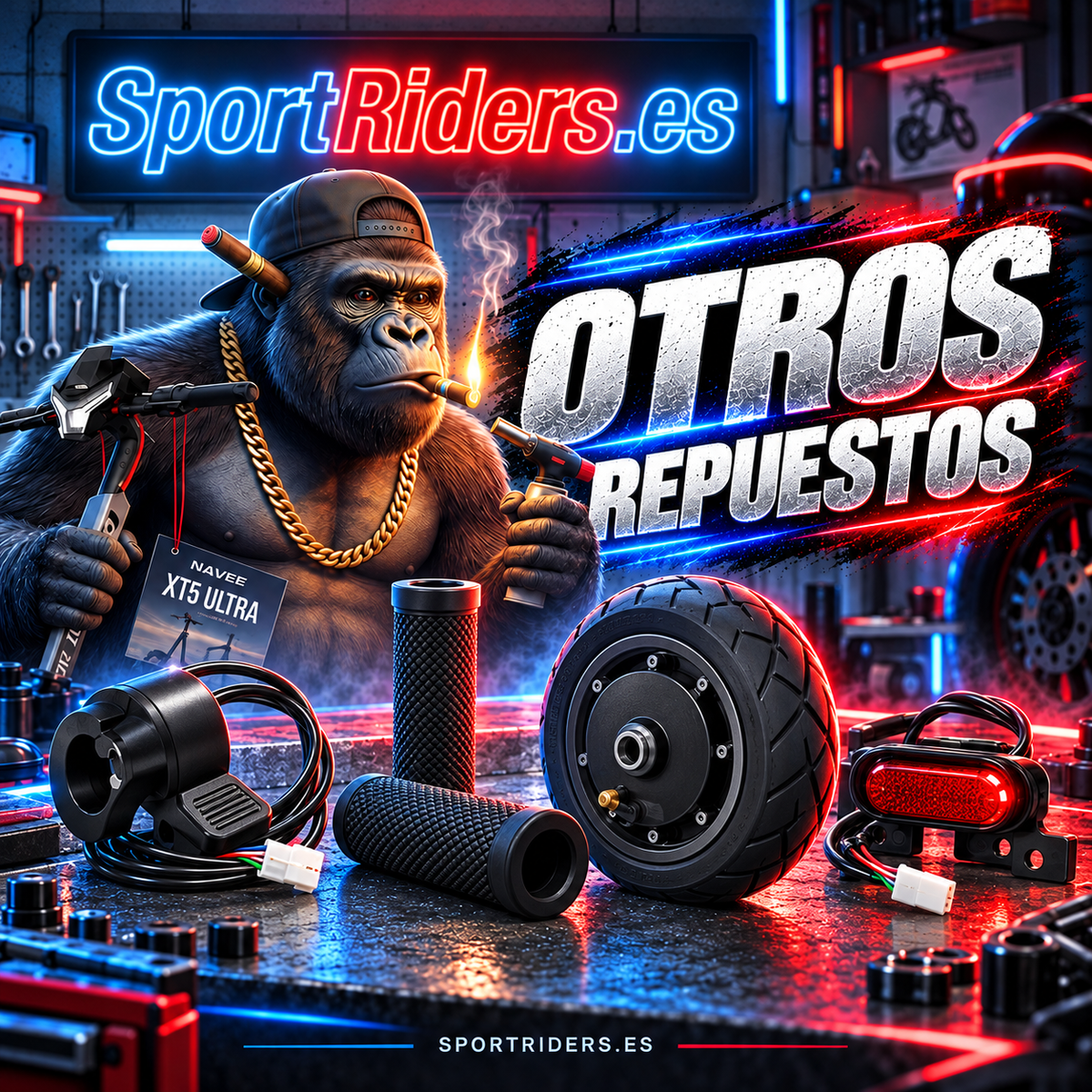 Otros repuestos | SportRiders.es - Accesorios y repuestos para patinetes eléctricos