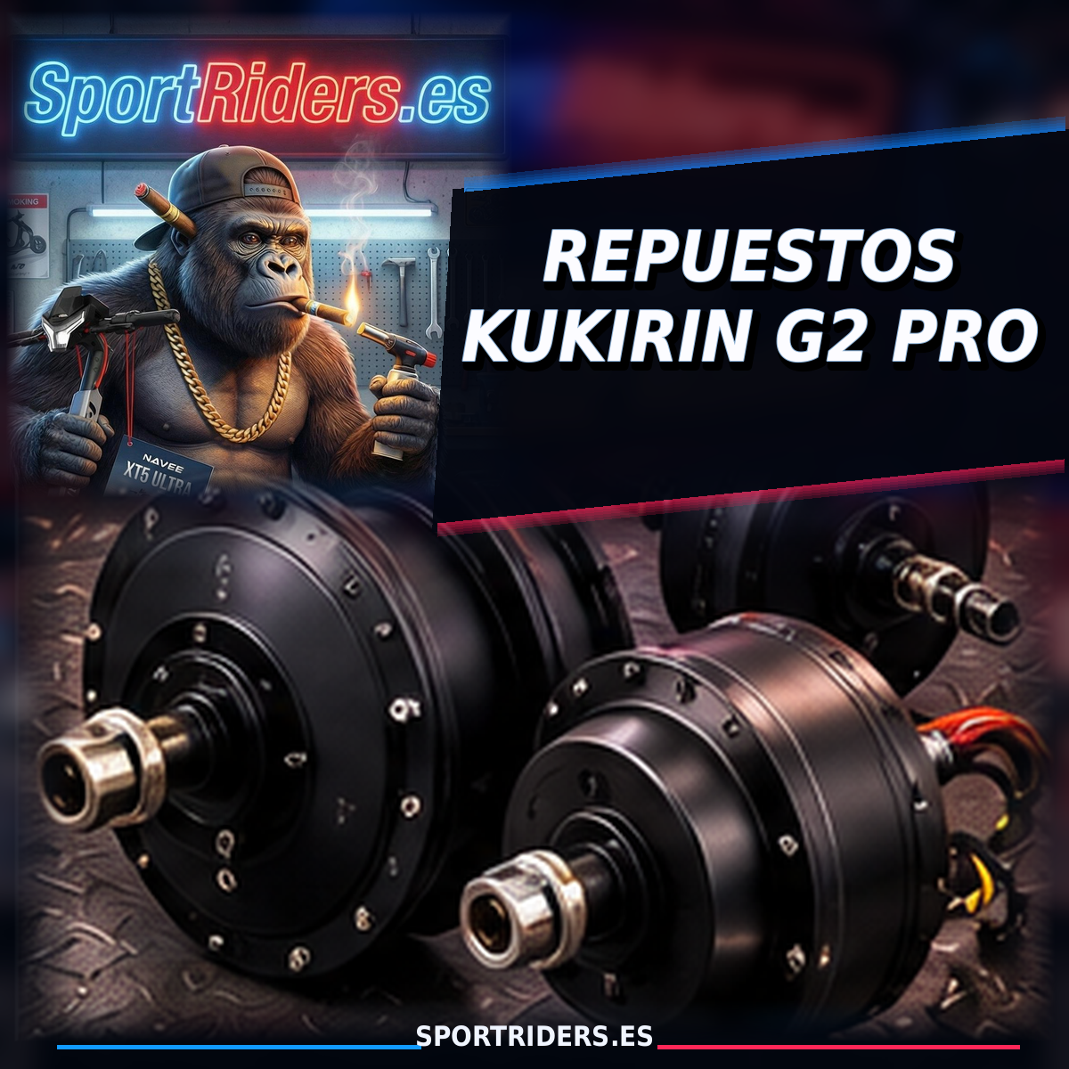 Repuestos KuKirin G2 Pro | Repuestos para patinetes eléctricos - SportRiders.es
