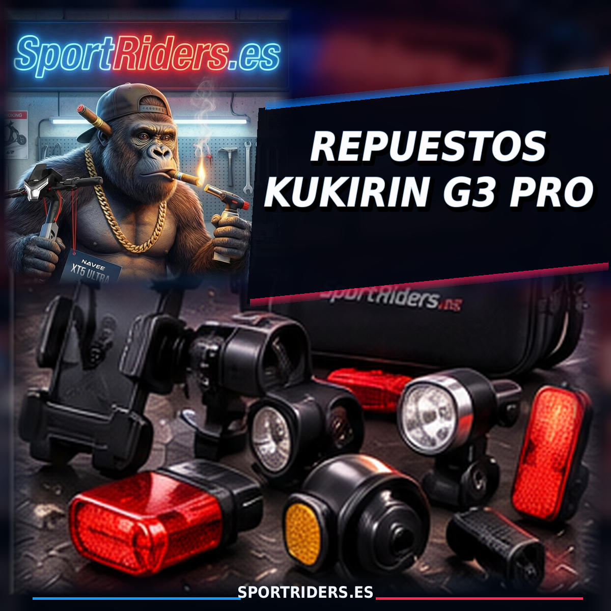 Repuestos KuKirin G3 Pro | Repuestos para patinetes eléctricos - SportRiders.es