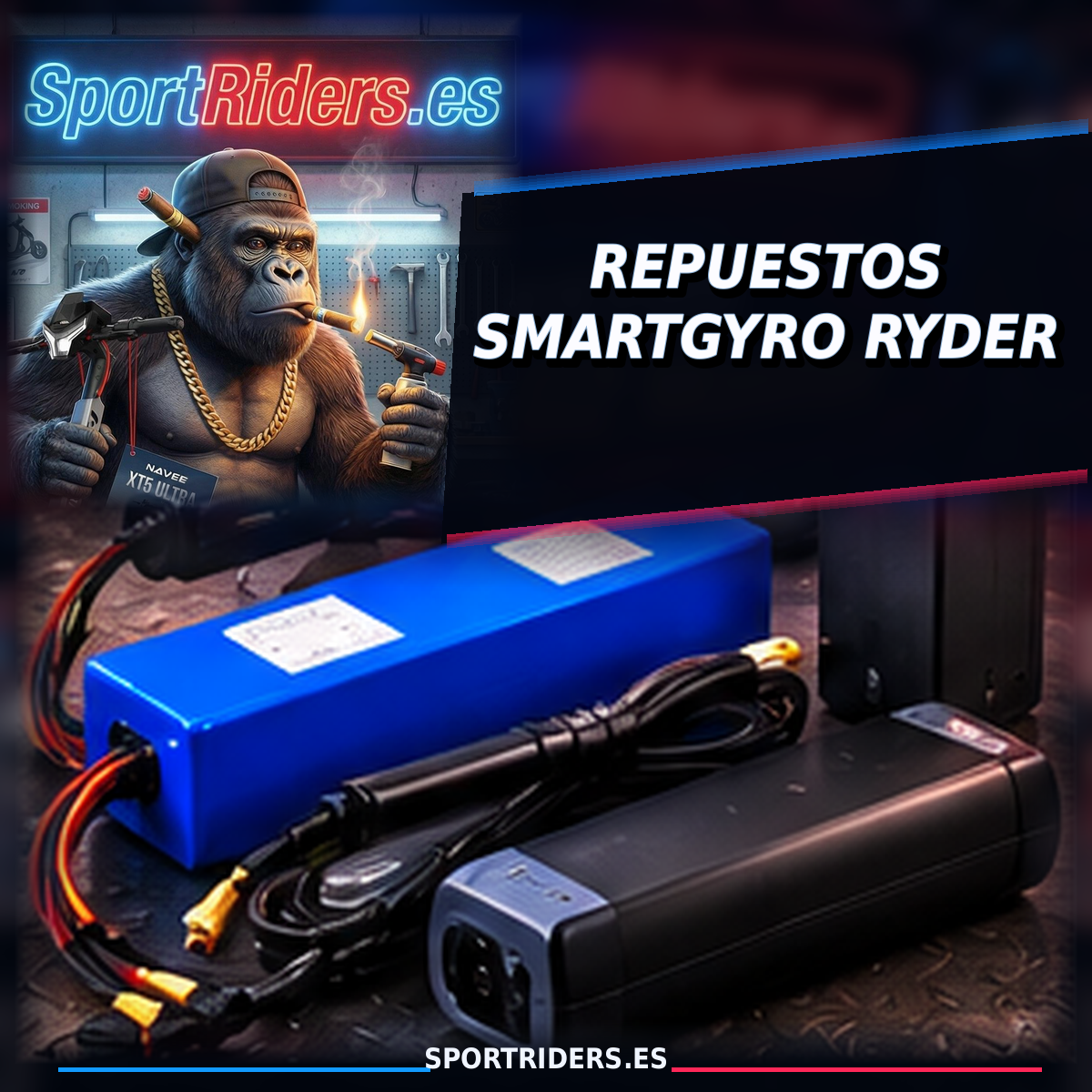 Repuestos SmartGyro Ryder | Repuestos para patinetes eléctricos - SportRiders.es