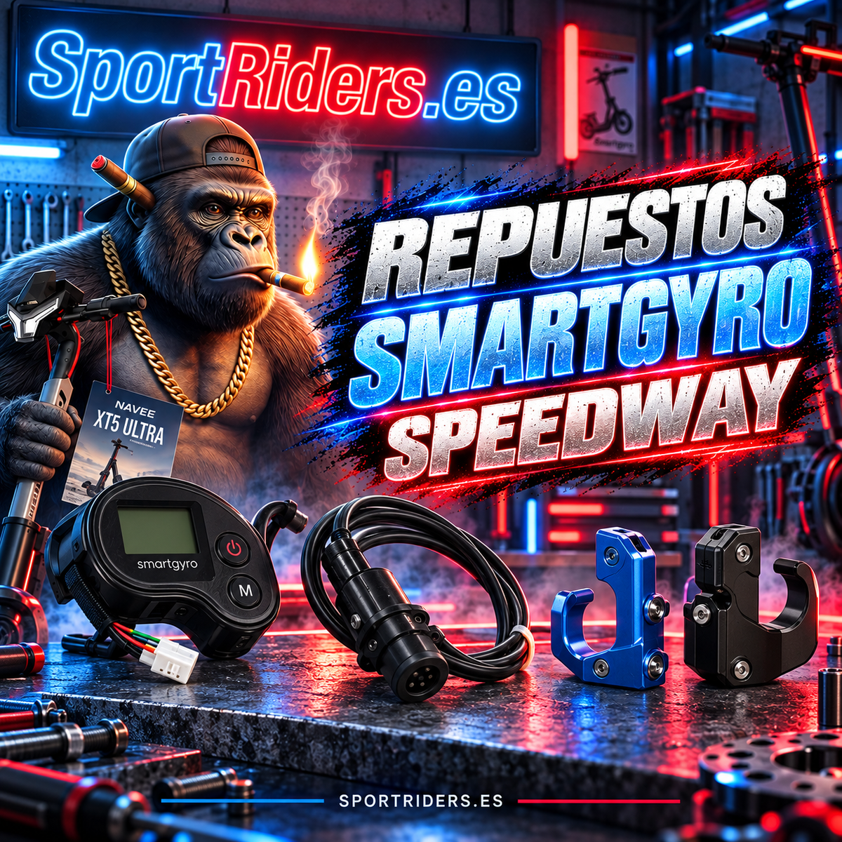 Repuestos SmartGyro Speedway | Colección de neumáticos, accesorios y repuestos SportRiders.es
