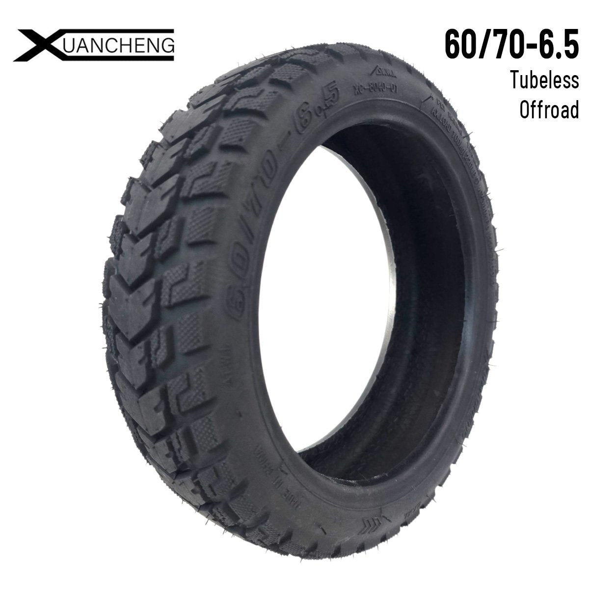 Rueda cubierta 60/70-6,5 Tubeless offroad para G30 / Smartgyro K2