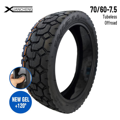 Neumático 70/60-7,5 Tubeless Offroad para Ninebot ZT3 Pro / Ninebot MAX G3 E(Con gel antipinchazos)