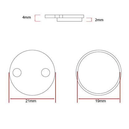 CS001-S pastilla sinterizada 20mm para Xiaomi [Ewheel] - 2 juegos