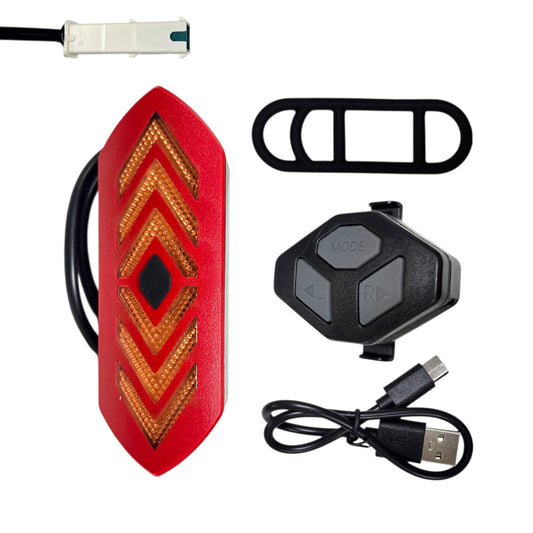 Luz Intermitencia Guardabarro Trasero Para Patinete Xiaomi 1S Po2