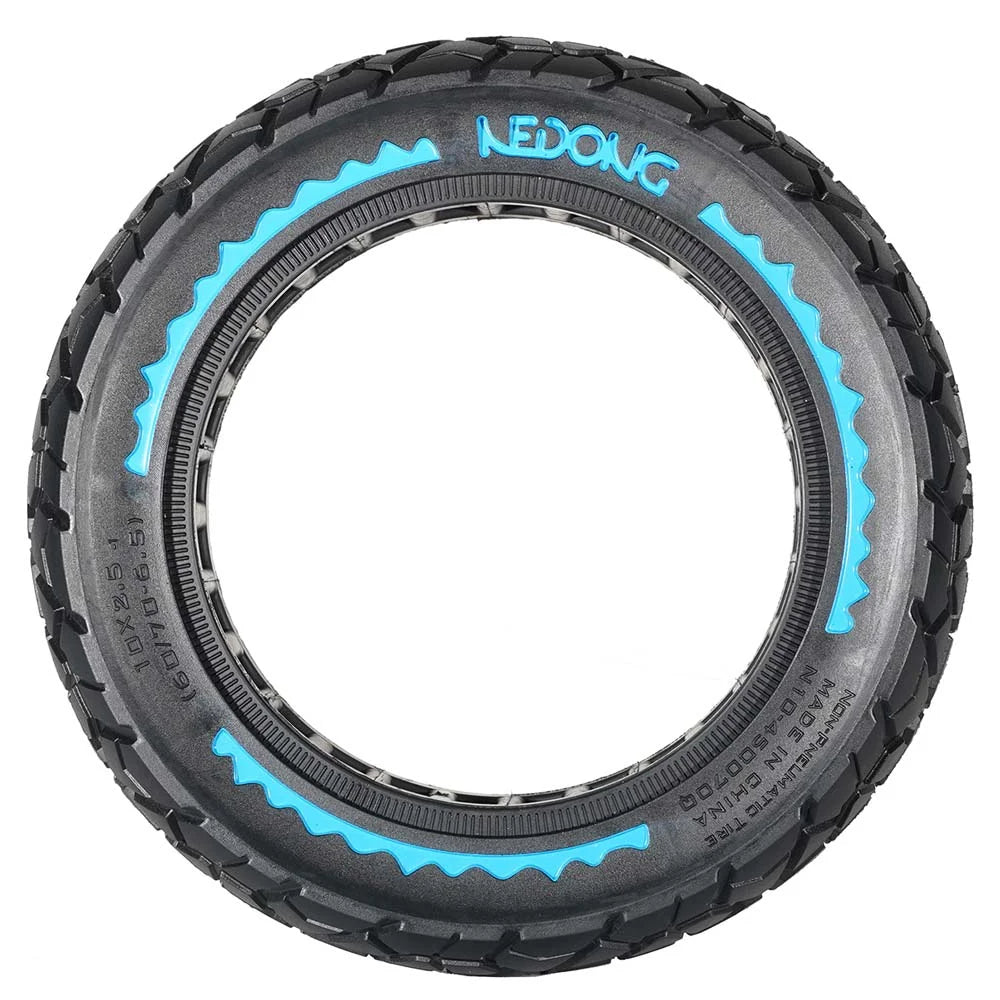 Rueda maciza azul 10x2,5-6,5 - Offroad (44MM)