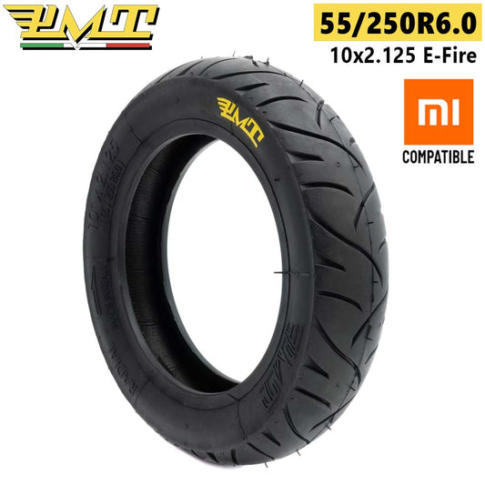 Neumático 55/250R6.0 (10x2.125) E-Fire  - Compatible con Xiaomi, Dualtron Mini