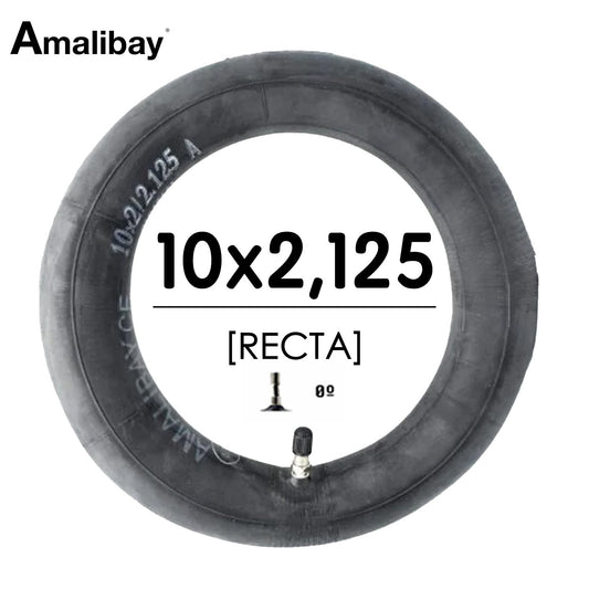 Cámara de aire 10x2/2,125 (válvula recta) - Premium