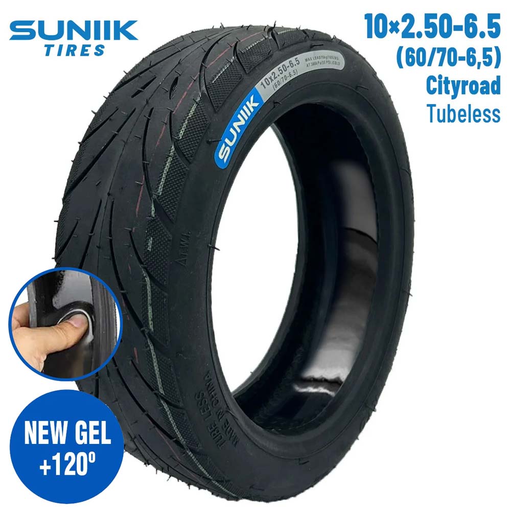 Neumático con gel antipinchazo 10x2,50-6,5 Cityroad