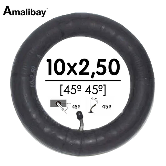 Cámara de aire 10x2,5 (válvula 45º 45º) - Premium