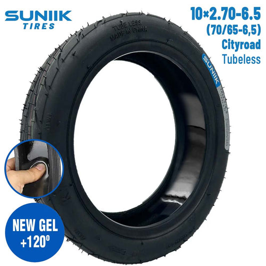 Neumático con gel antipinchazo 10x2,7-6,5 (70/65-6,5) Cityroad