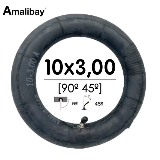 Cámara de aire 10x3 - 255x80 (válvula 90º 45º)