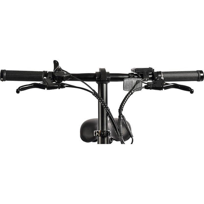 Bicicleta eléctrica plegable Sirio blanca 20" con frenos de disco