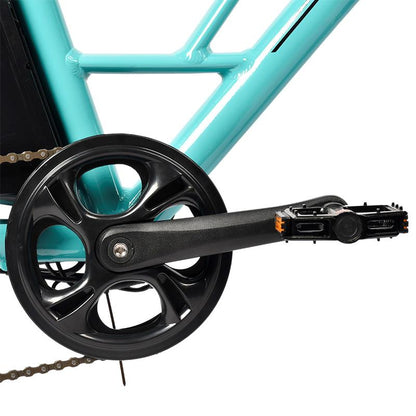 Fat ebike eléctrica tauro blanca 20" con frenos de disco